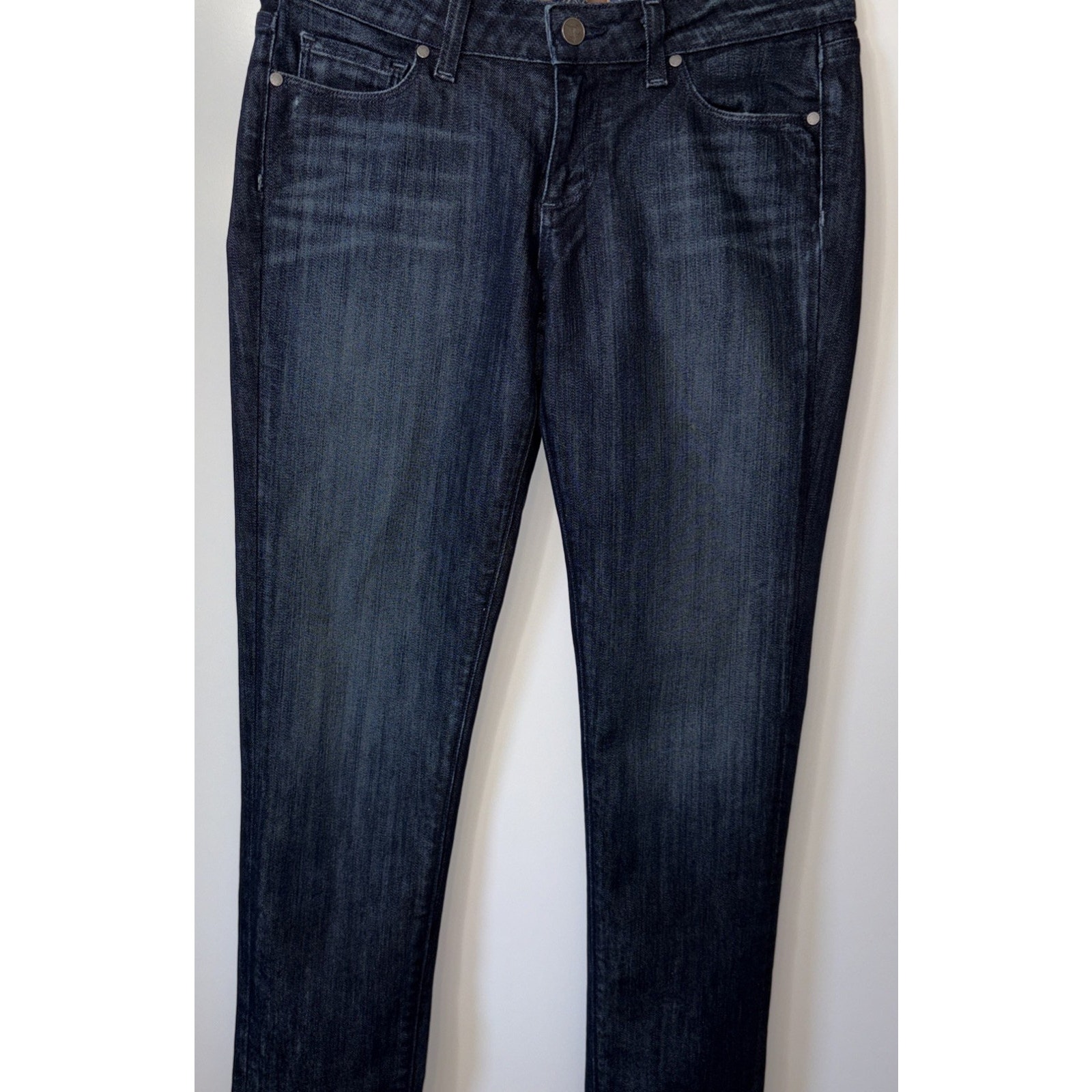 Paige - Jeans, Dark Blue Premium Denim, Women Size 28.